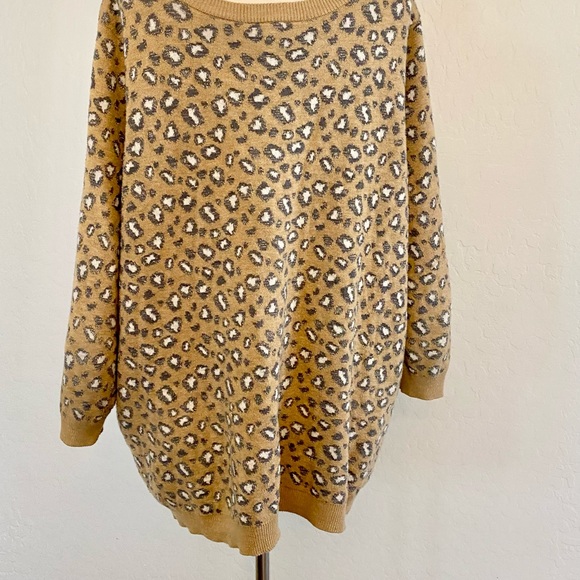Lane Bryant Animal Print Sweater - 22/24 - Picture 3 of 6